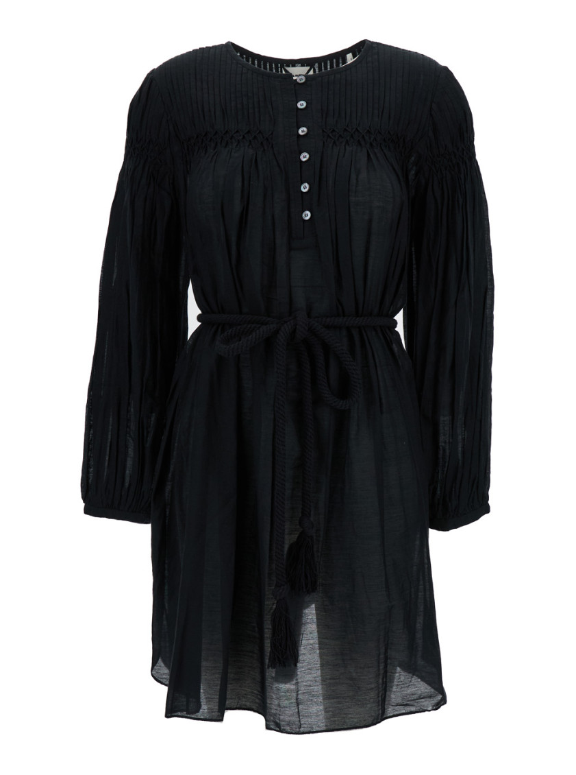 Shop Isabel Marant Black Adeliani Mini Dress