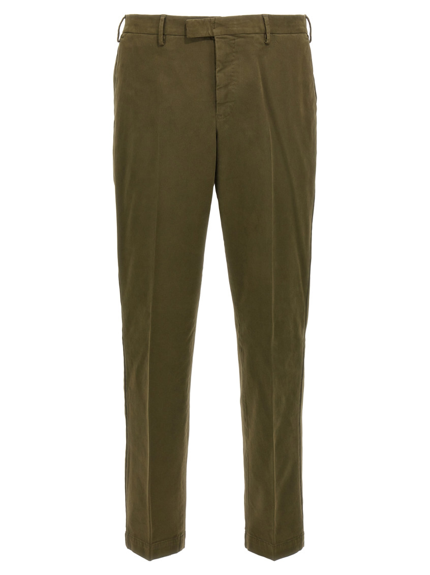 Pt Torino Tailored Trousers With Straight Leg Design In Green