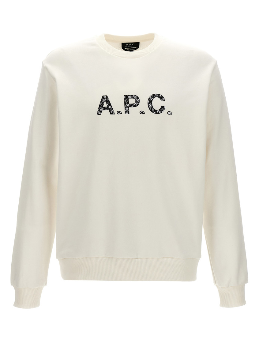 Apc A.p.c. 'timothy' Sweatshirt In Blackwhite