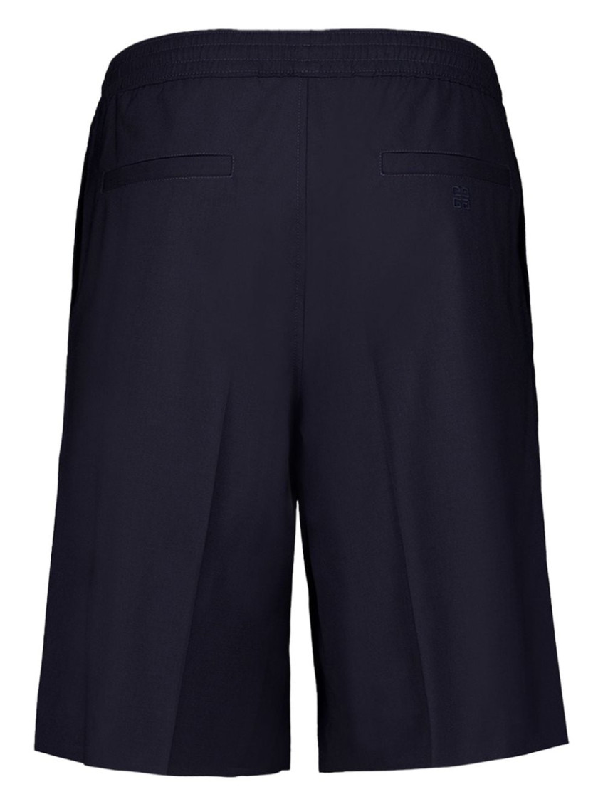 ショートパンツ GIVENCHY SS25 Navy blue wool shorts (BW515G15V5 457) Navy blue wool shorts – G&B