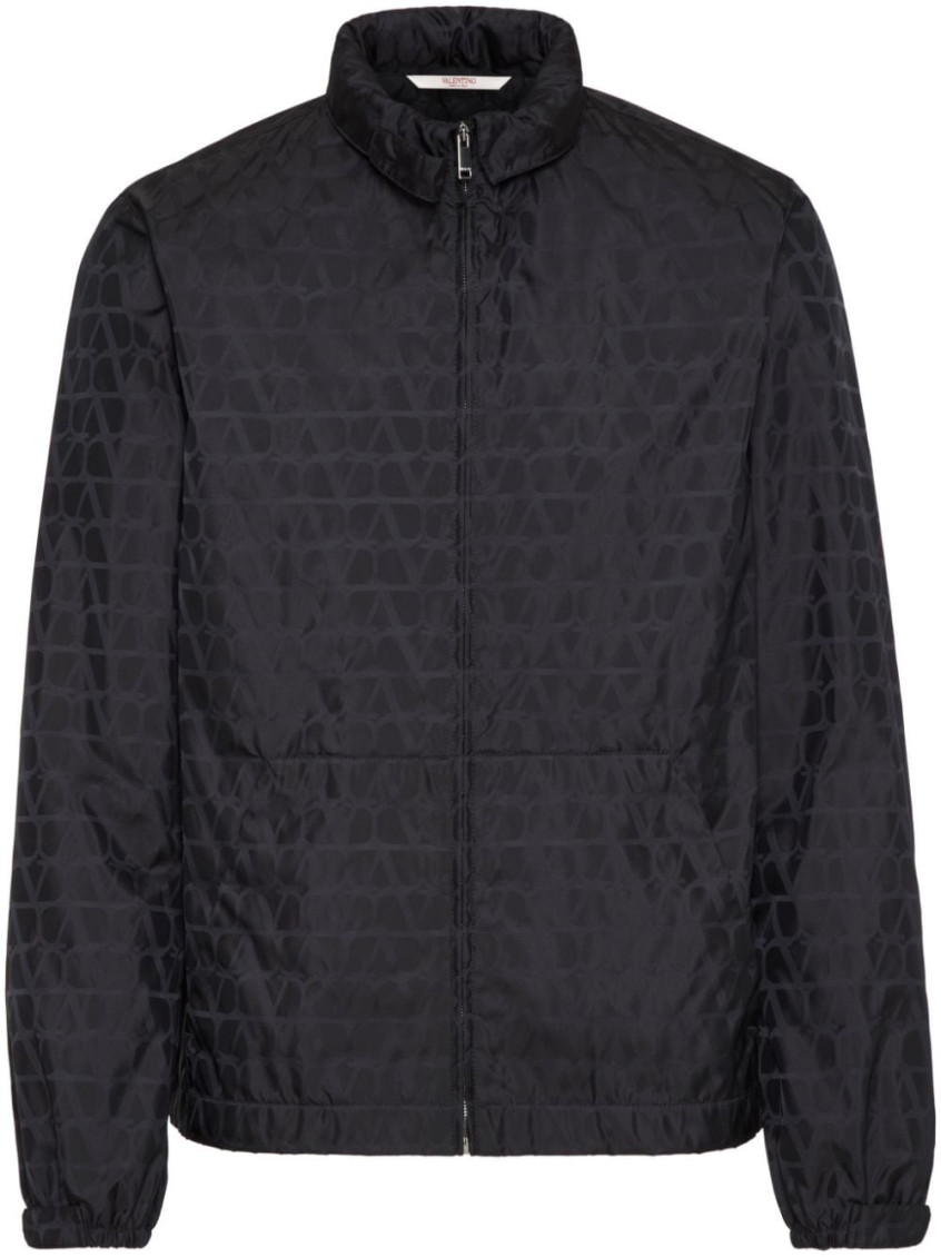 【関税込み】VALENTINO 'TOILE ICONOGRAPHE' WINDBREAKER Valentino Garavani Blue Valentino Toile Iconographe