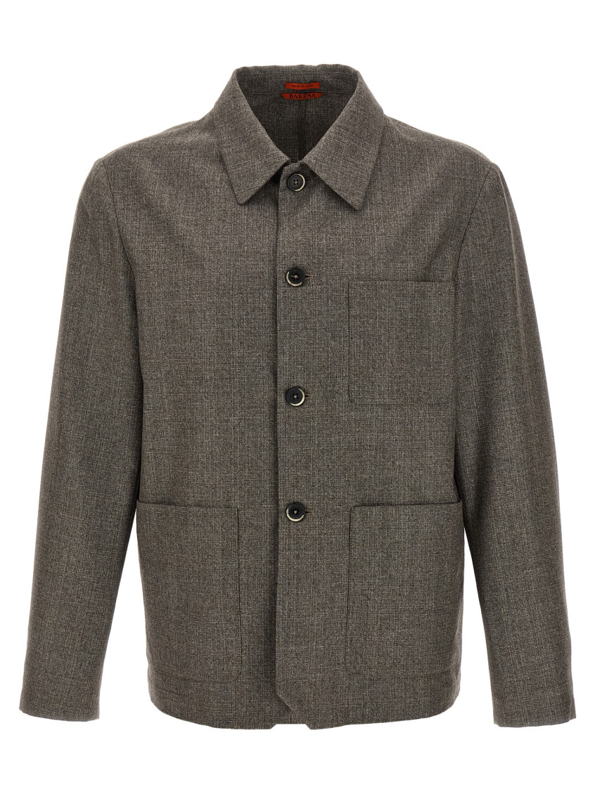 Barena Venezia Barena 'visal' Overshirt In Green