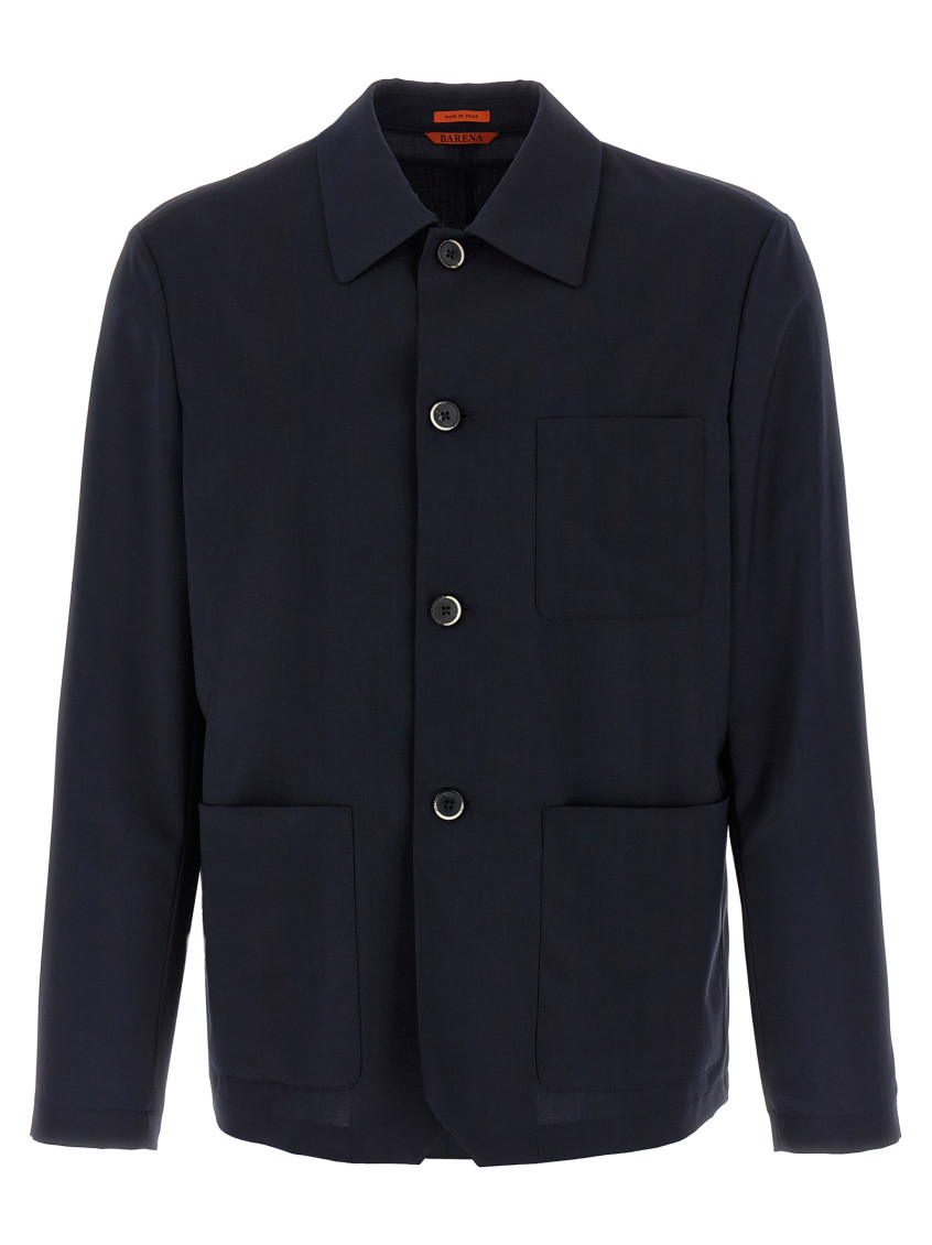 Barena Venezia Barena 'visal' Overshirt In Black