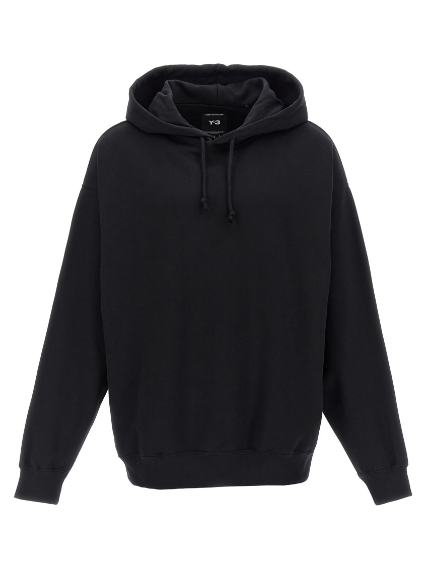 Y-3 Graphic Hoodie In Black