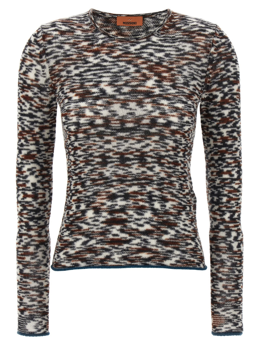Missoni Cashmere Sweater Sweaters And Cardigans Multicolor In Brown