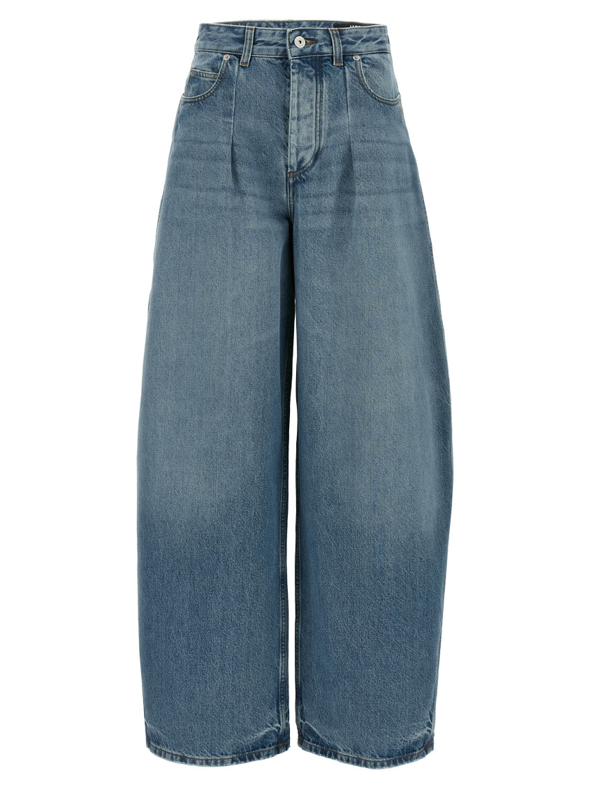 Jacquemus Le De-nimes Le De-nimes Ovalo Jeans In Blue