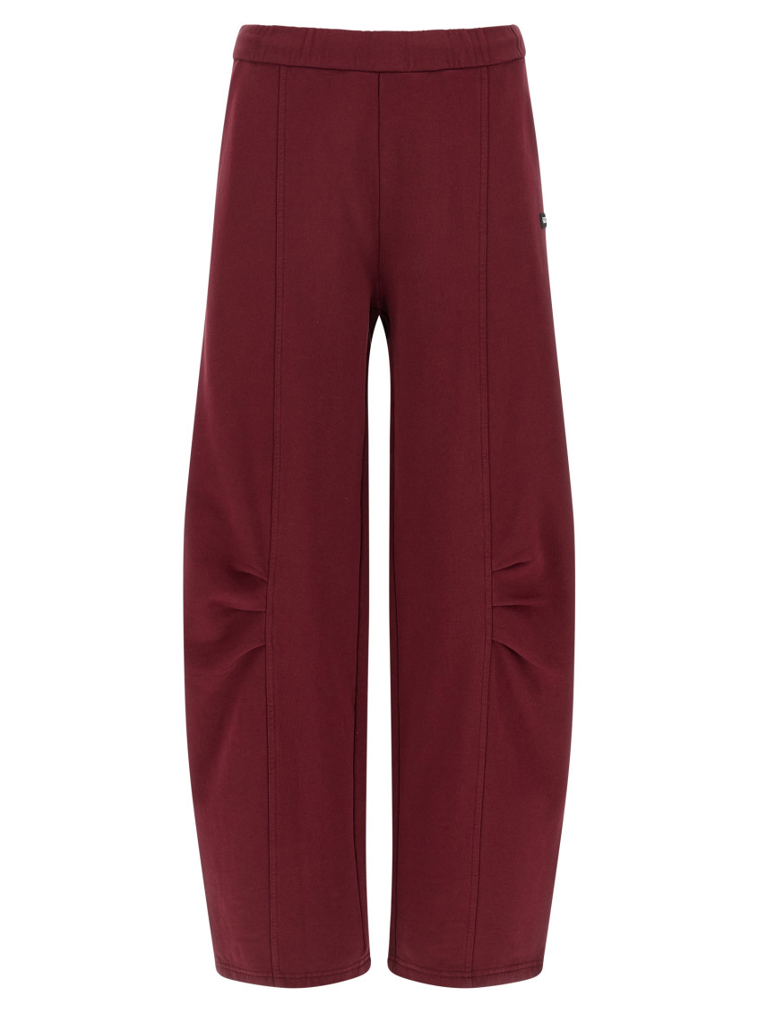 Rotate Birger Christensen Joggers Featuring Elastic Waistband And Side Pockets In Red