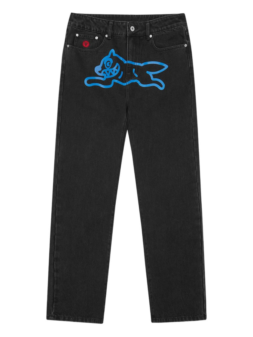Icecream Running Dog Denim Jeans In Black