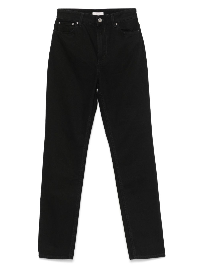 Totême Toteme Women Organic Cotton Denim Jeans In Black
