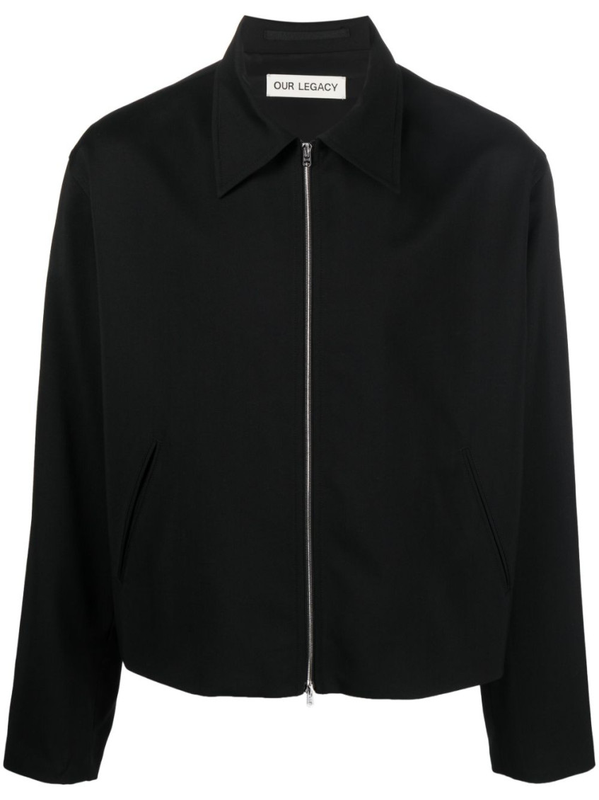 Our Legacy Jacket With Collar In Black