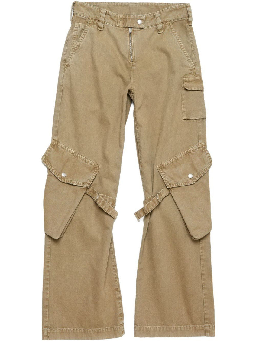 Acne Studios Beige Denim Cotton Jeans In Sand