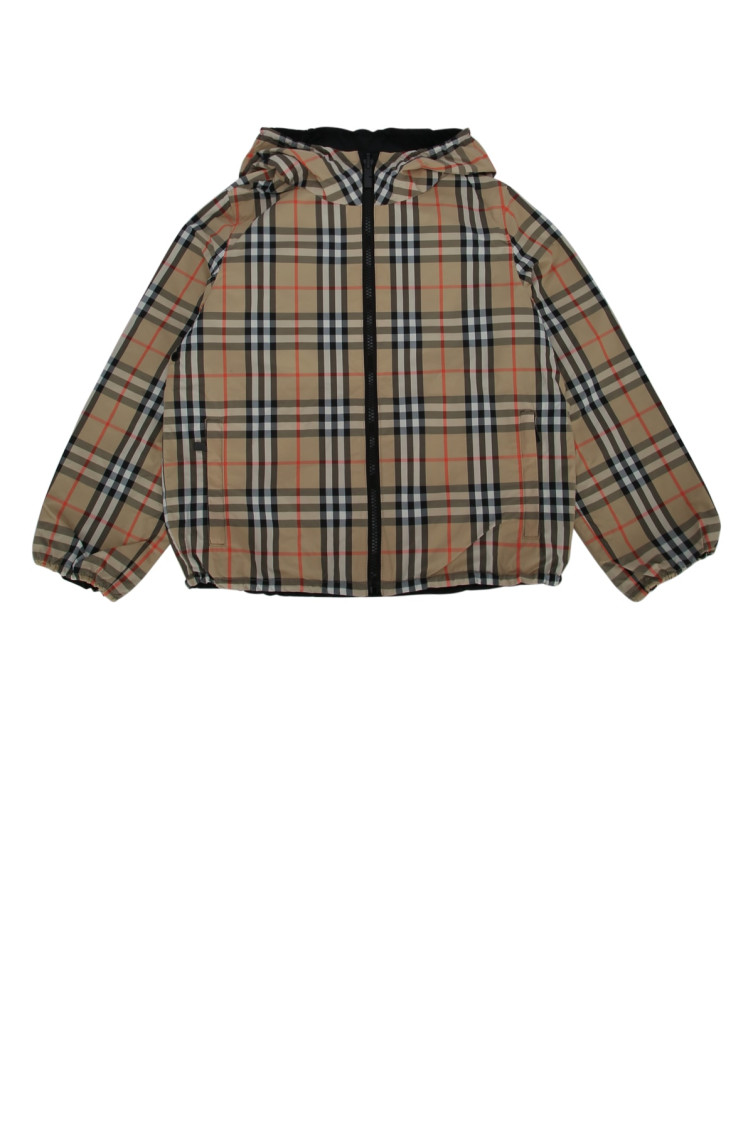 Burberry Kids Beige Checks Jacket