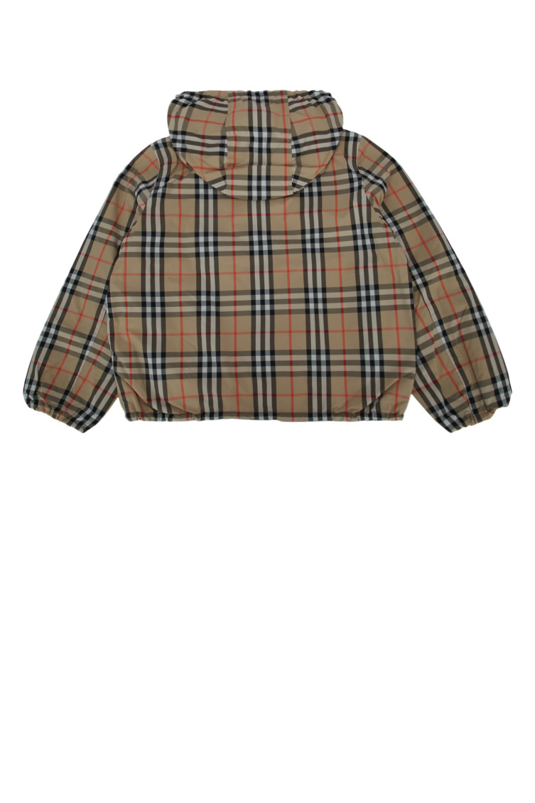 Burberry Kids Beige Checks Jacket