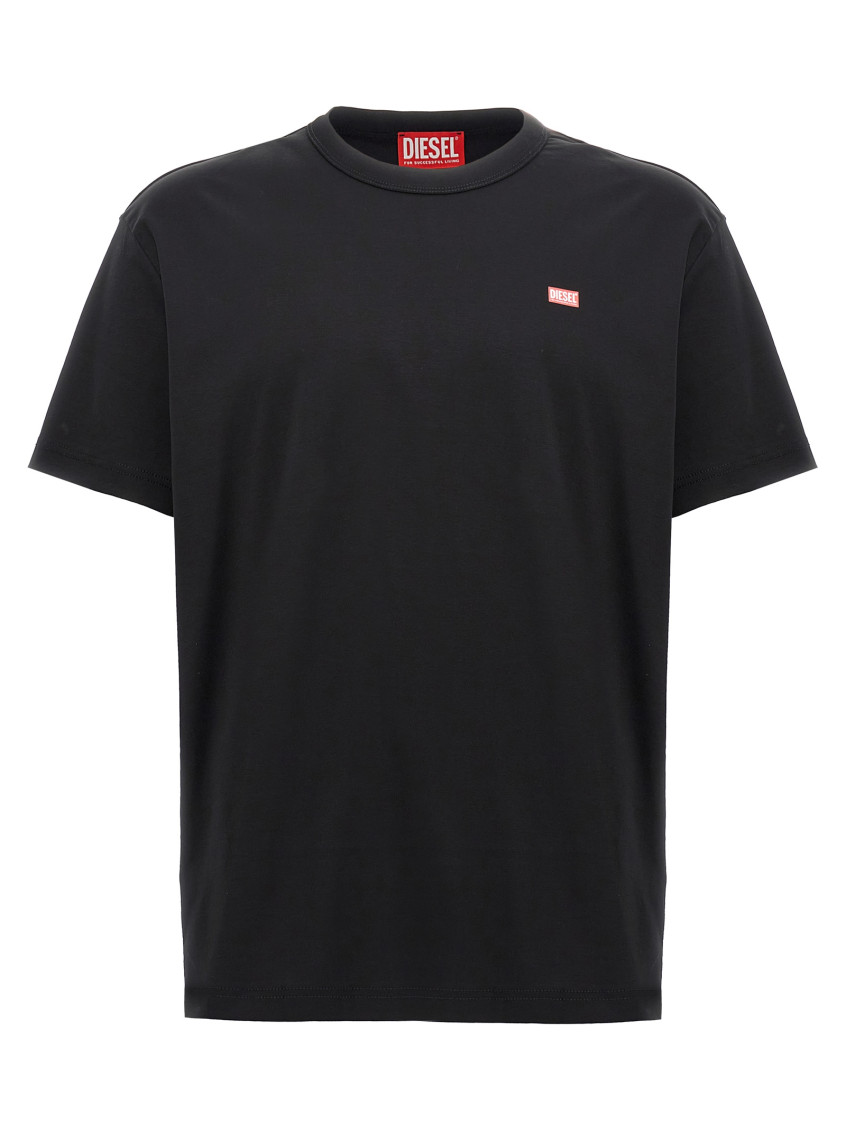 Diesel Black T-miegor-k77 T-shirt for Men Online India at Darveys.com