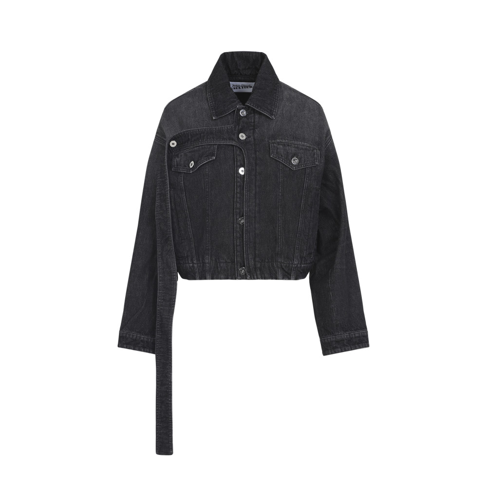 Jean Paul Gaultier Oversized Denim Jacket Women In Gray