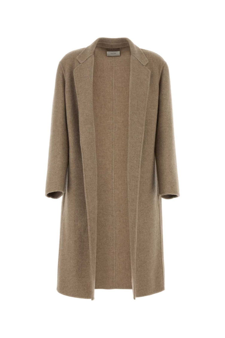 The Row Coats In Beige