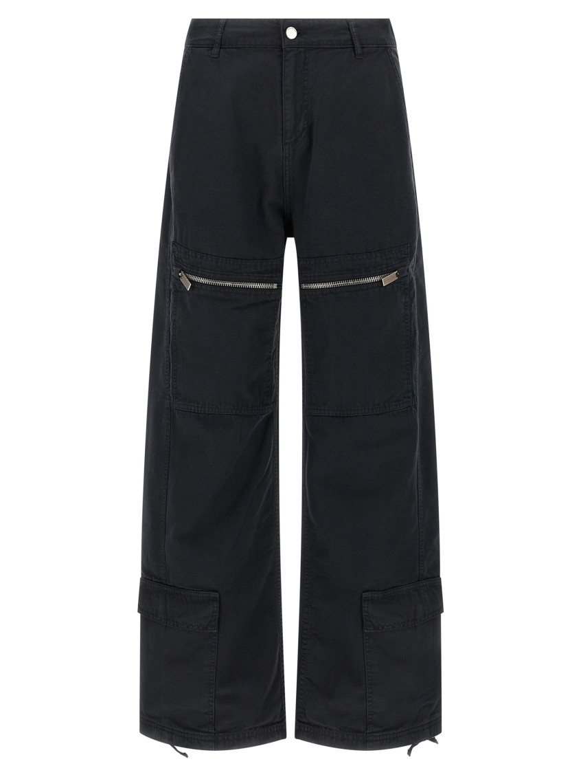 44 Label Group Black Mech Pants In Black