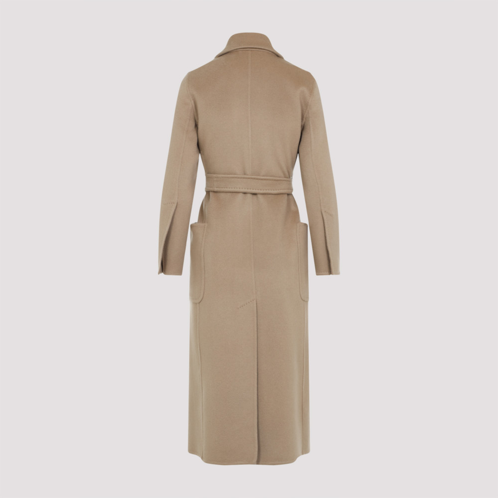 コート MAX MARA Women Coats ARTUR 752 009 BROWN Max Mara Light Brown Artur Wool Wrap Coat for Women Online