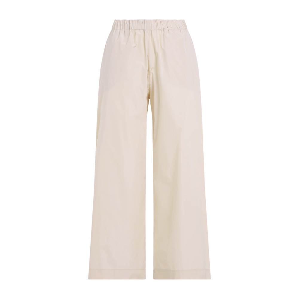 Fabiana Filippi Drawstring Straight-leg Pants In Beige