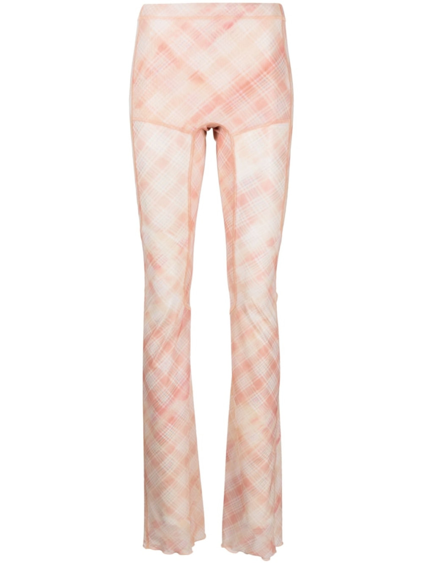 Shop Knwls Orange Orange Patterned Flared Trouser
