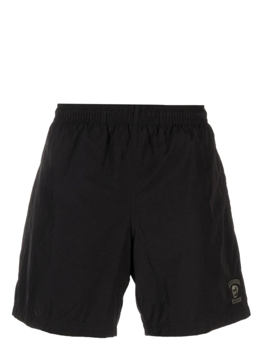Alexander Mcqueen Short De Bain In Black