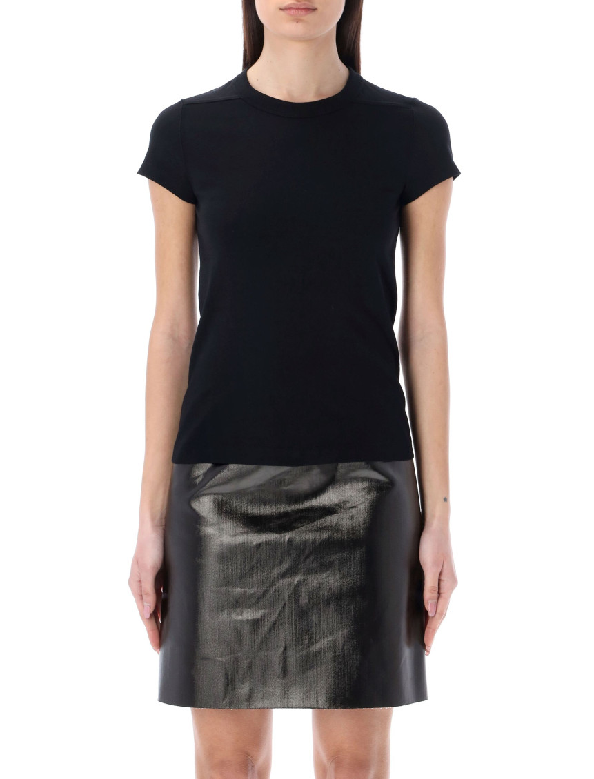 Rick Owens Basic T-shirt In Black