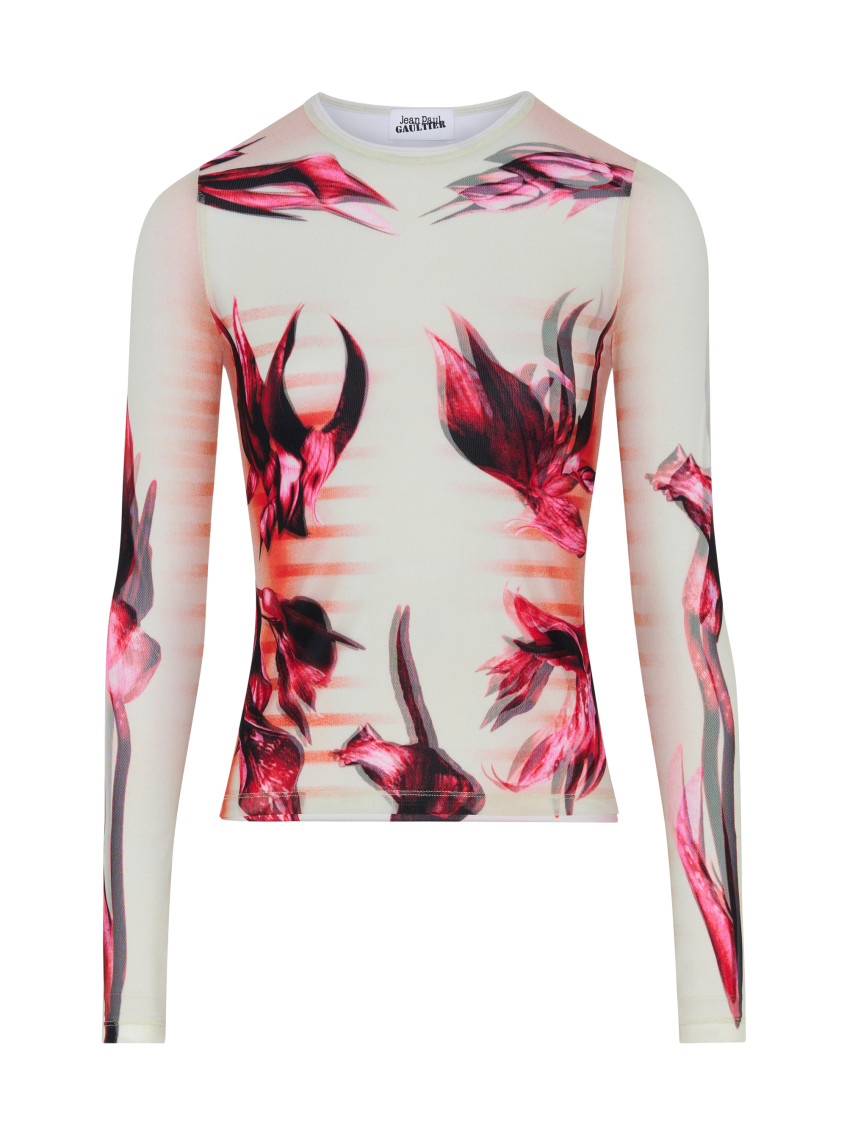 Jean Paul Gaultier Multicolor Long Sleeve Shirt In Multicolor
