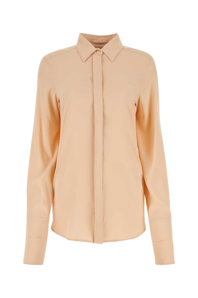 Sportmax Pastel Pink Yen Long-sleeve Shirt In Pink