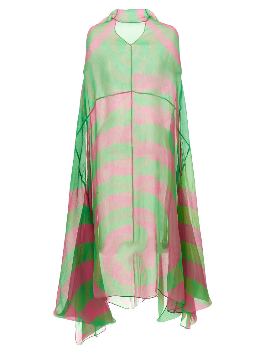 Dries Van Noten Green Ducy Dress for Women Online USA at Darveys.com