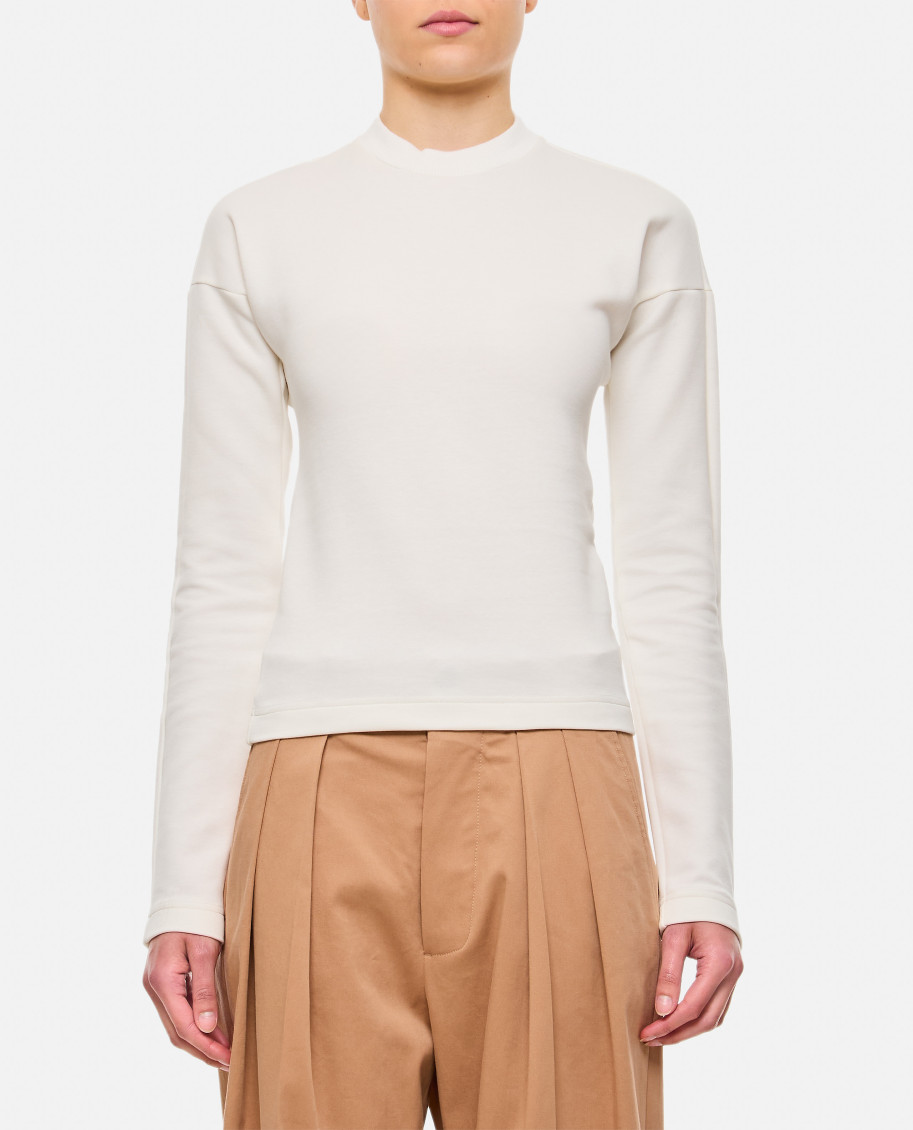 Plan C Motif-embroidered T-shirt In White