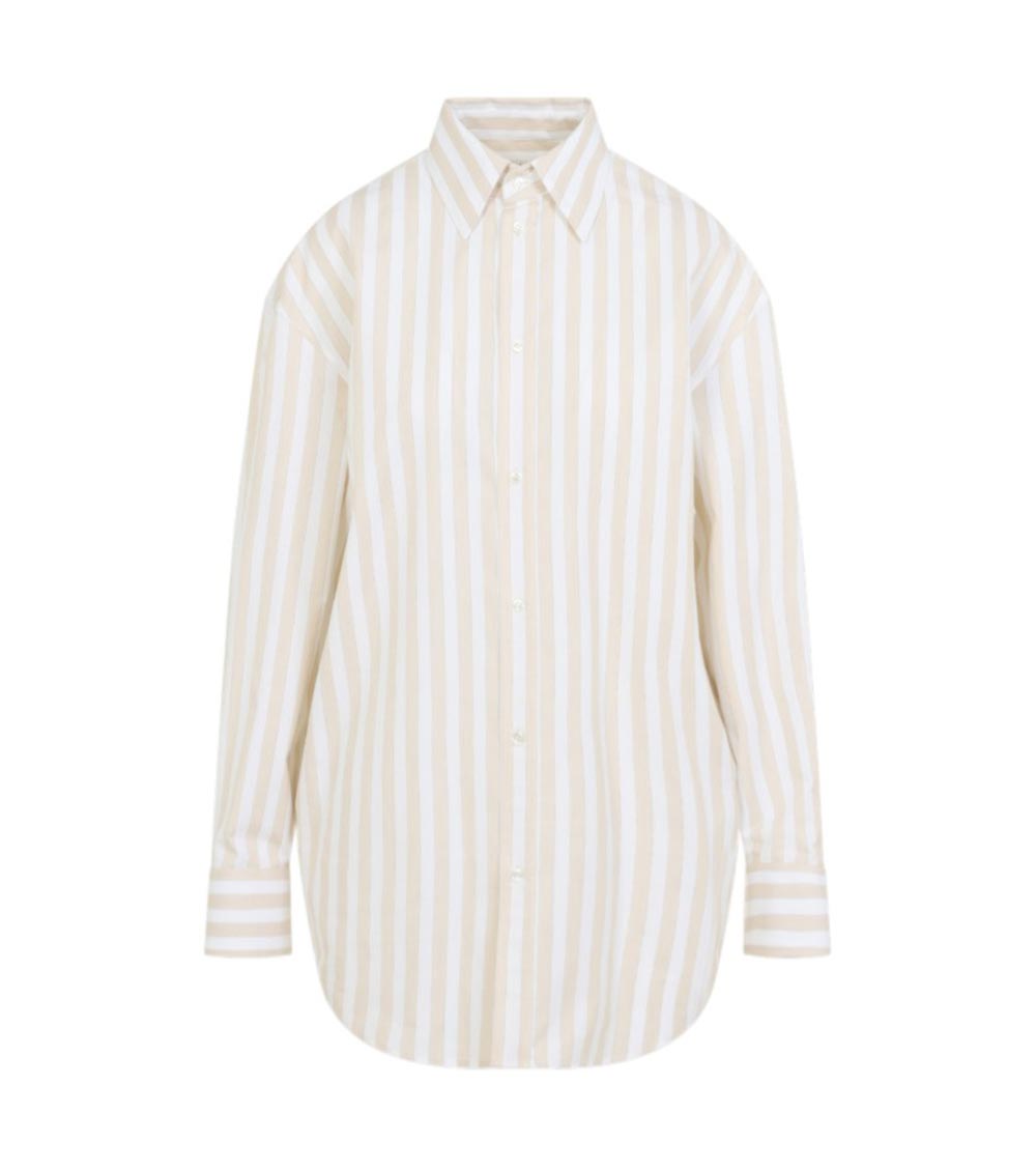 Saint Laurent Striped Cassandre Shirt