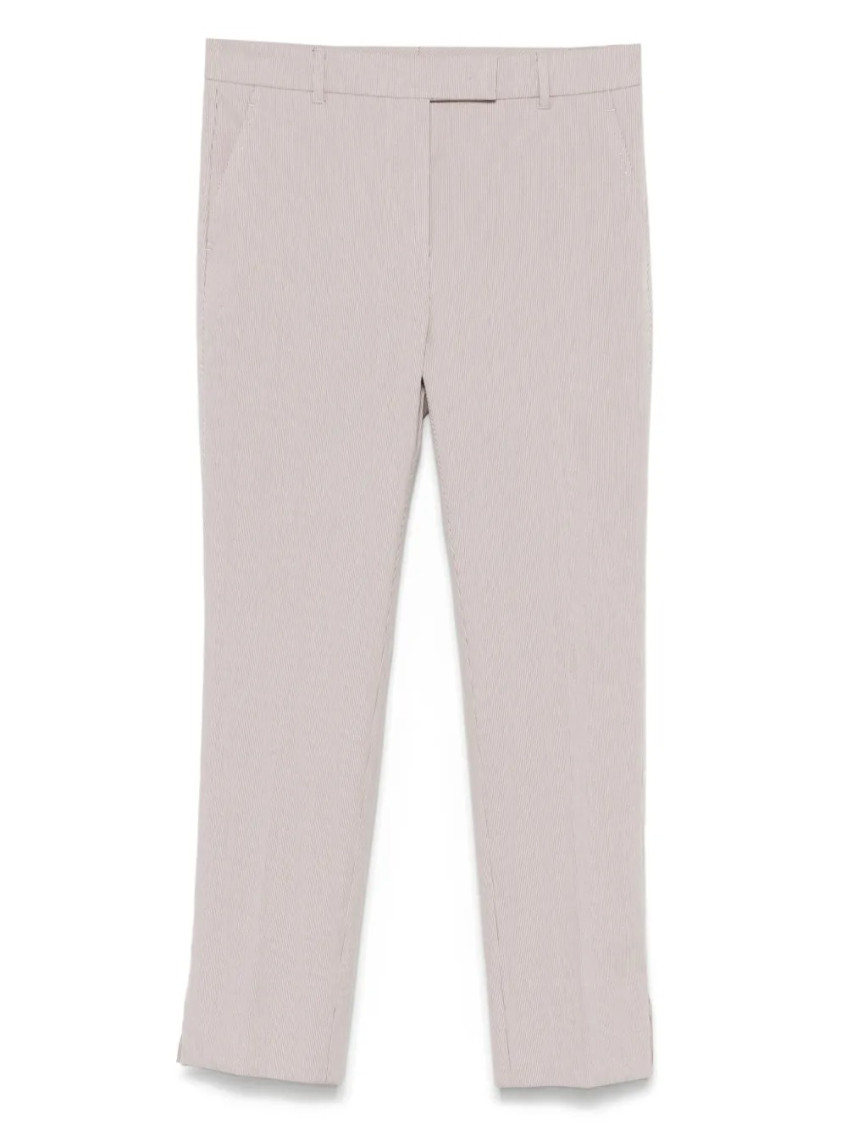 Incotex Cotton Trousers With Stripes And Pockets