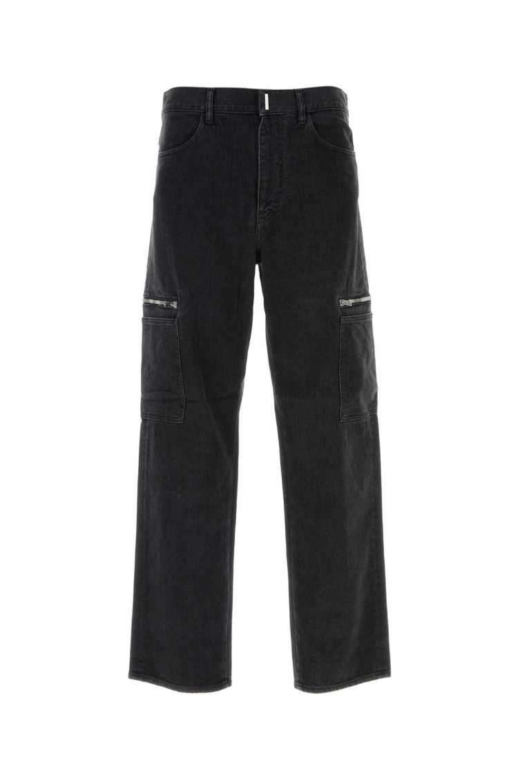 デニム・ジーパン GIVENCHY CARGO DENIM COTTON JEANS GIVENCHY ジバンシィ デニムパンツ 23AW サイズ:33インチ ワイド