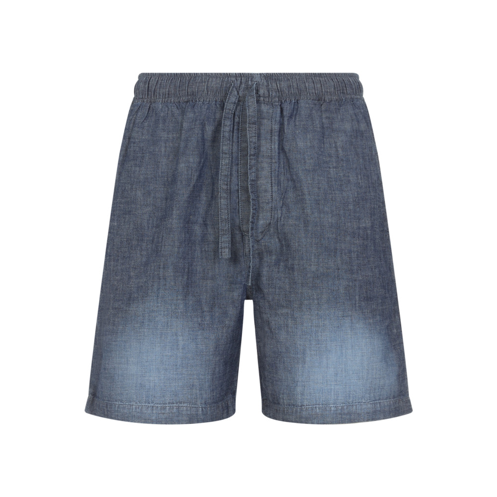 Loewe Bermuda Shorts With Back Pockets And Elastic Waistband In Blue
