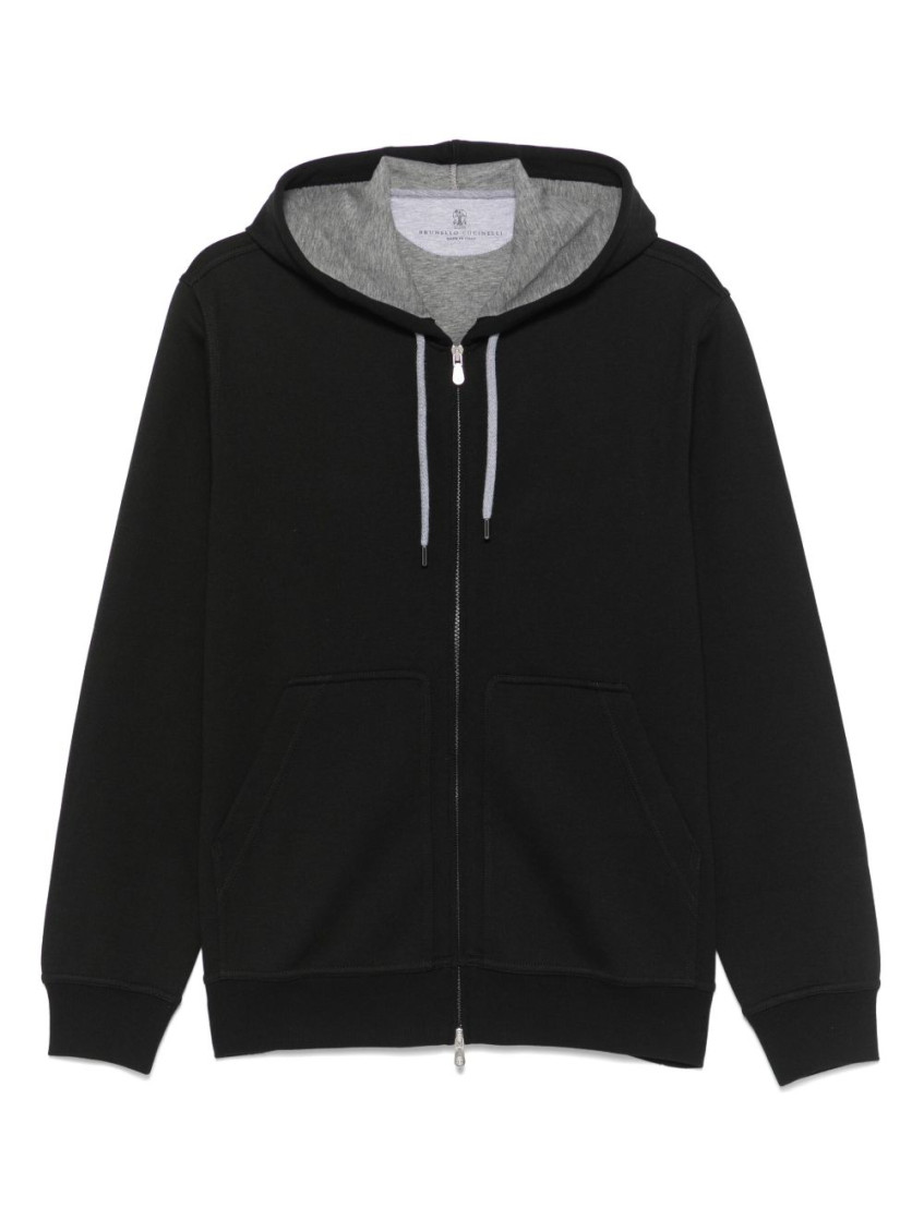 Brunello Cucinelli Hoodie Cotton Drawstring