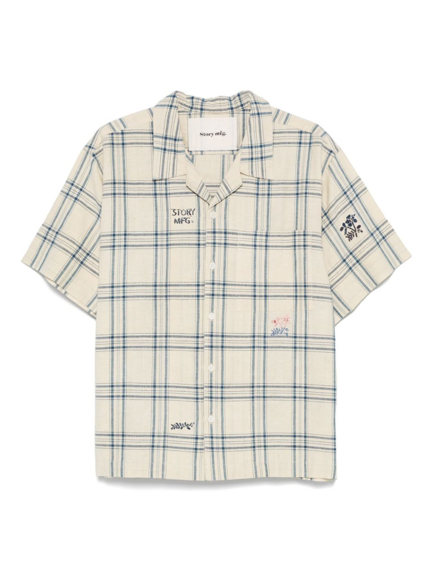 Story Mfg. Shirt Story Mfg Men Color Multicolor In White