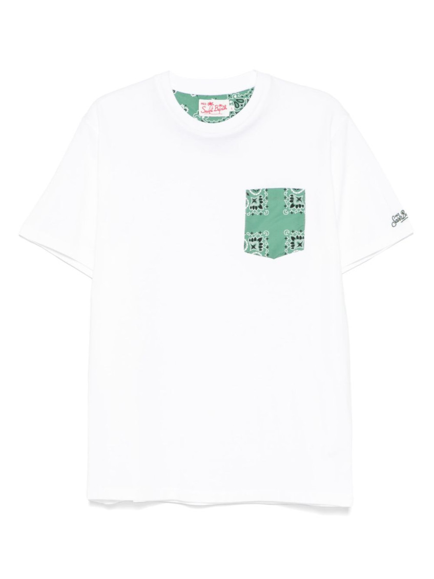Mc2 Saint Barth White T-shirt Blanche In White