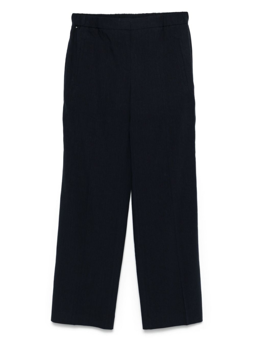Hugo Boss Wide Leg Linen Trousers