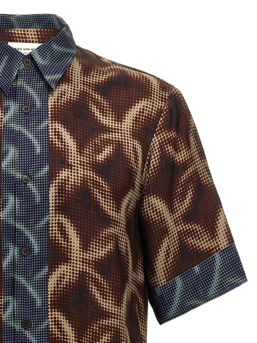 Dries Van Noten Multicolor Clasen Shirt for Men Online USA at 