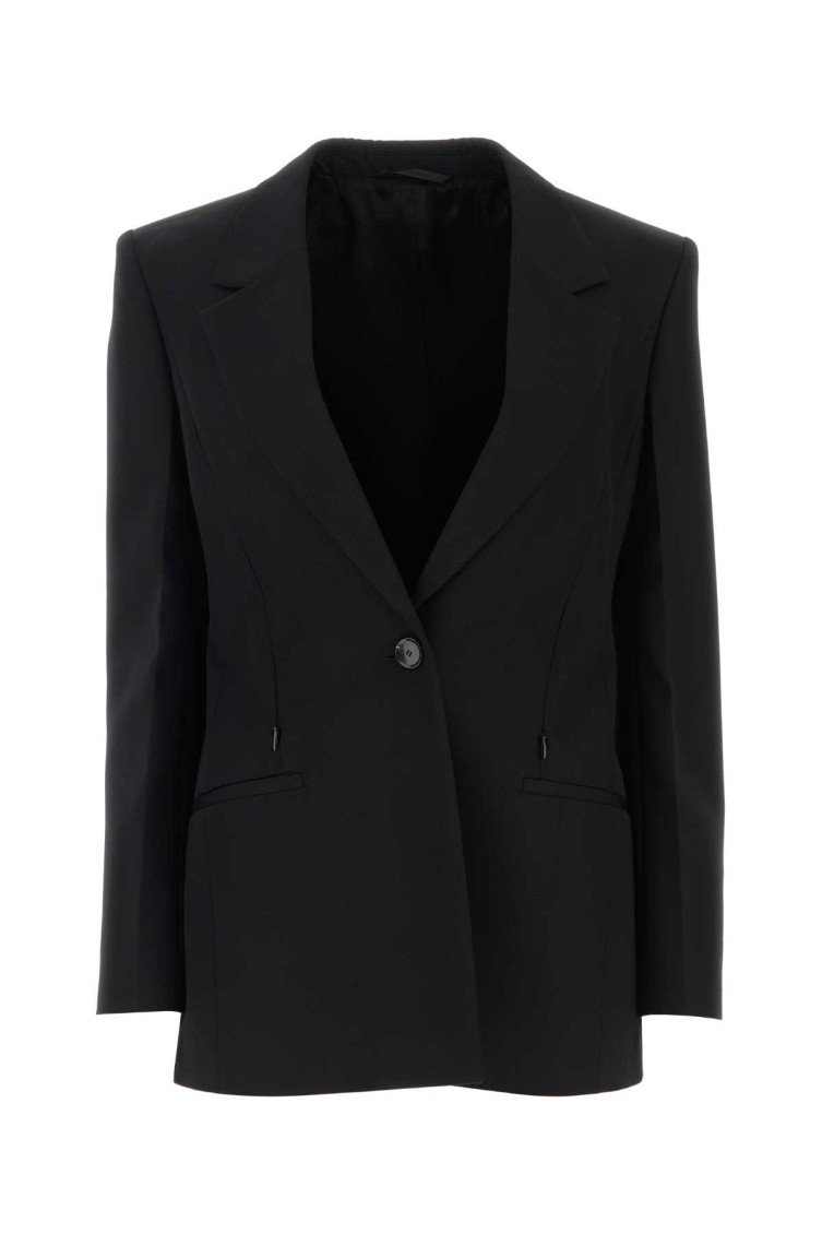 Givenchy 4g Jacquard Wool Blazer In Black