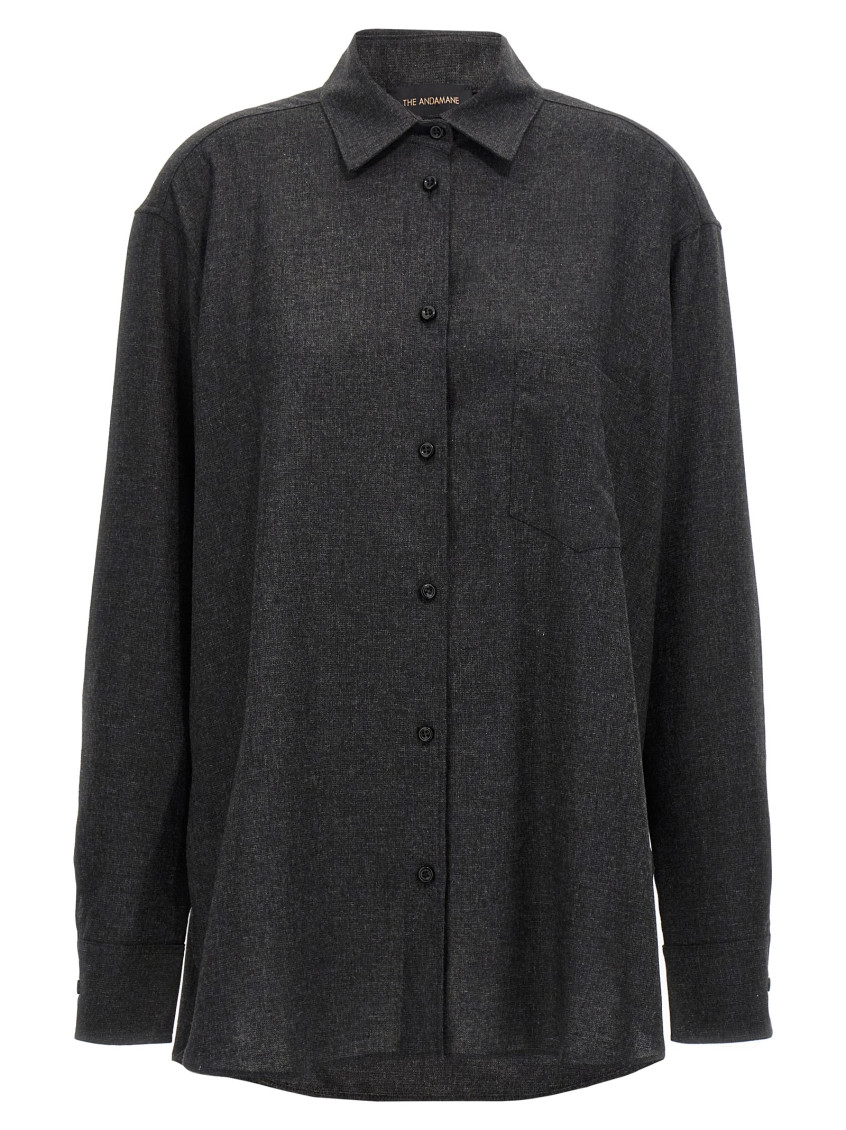 The Andamane Georgiana Shirt In Grey