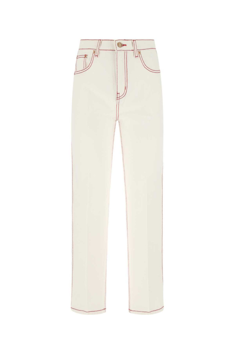 Tory Burch White Denim Jeans