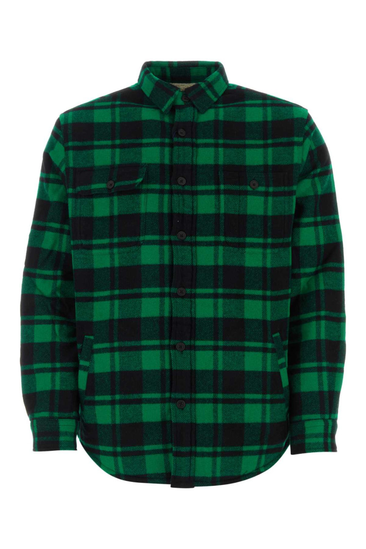 Polo Ralph Lauren Checked Buttoned Shirt In Green