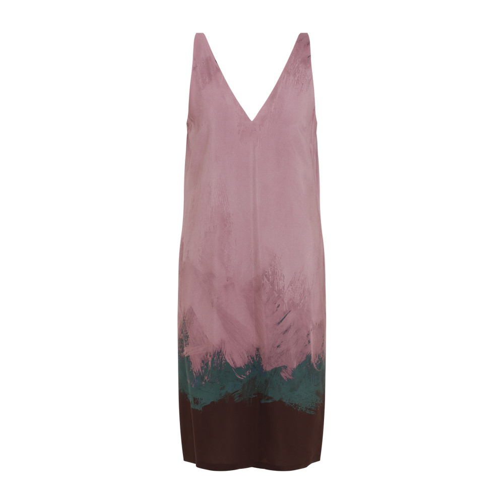 Dries Van Noten Debbie Dress In Pink