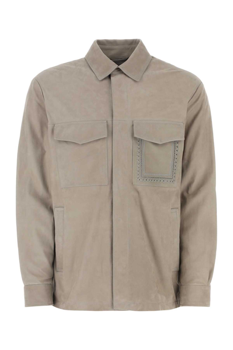 Etro Grey Regular Fit Shirt In Grey
