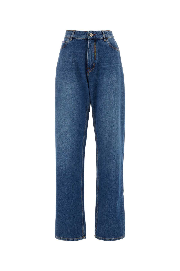 デニム・ジーパン ETRO Woman Jeans Denim WRNB0006AD230 S9000 ☆完売必至☆】ETRO ☆ ベルト付き キュロットジーンズ (ETRO