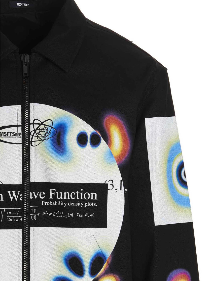 【関税込み】MSFTSREP 'Hydrogen Wave’ jacket MSFTSrep Black Hydrogen Wave Jacket for Men Online USA at