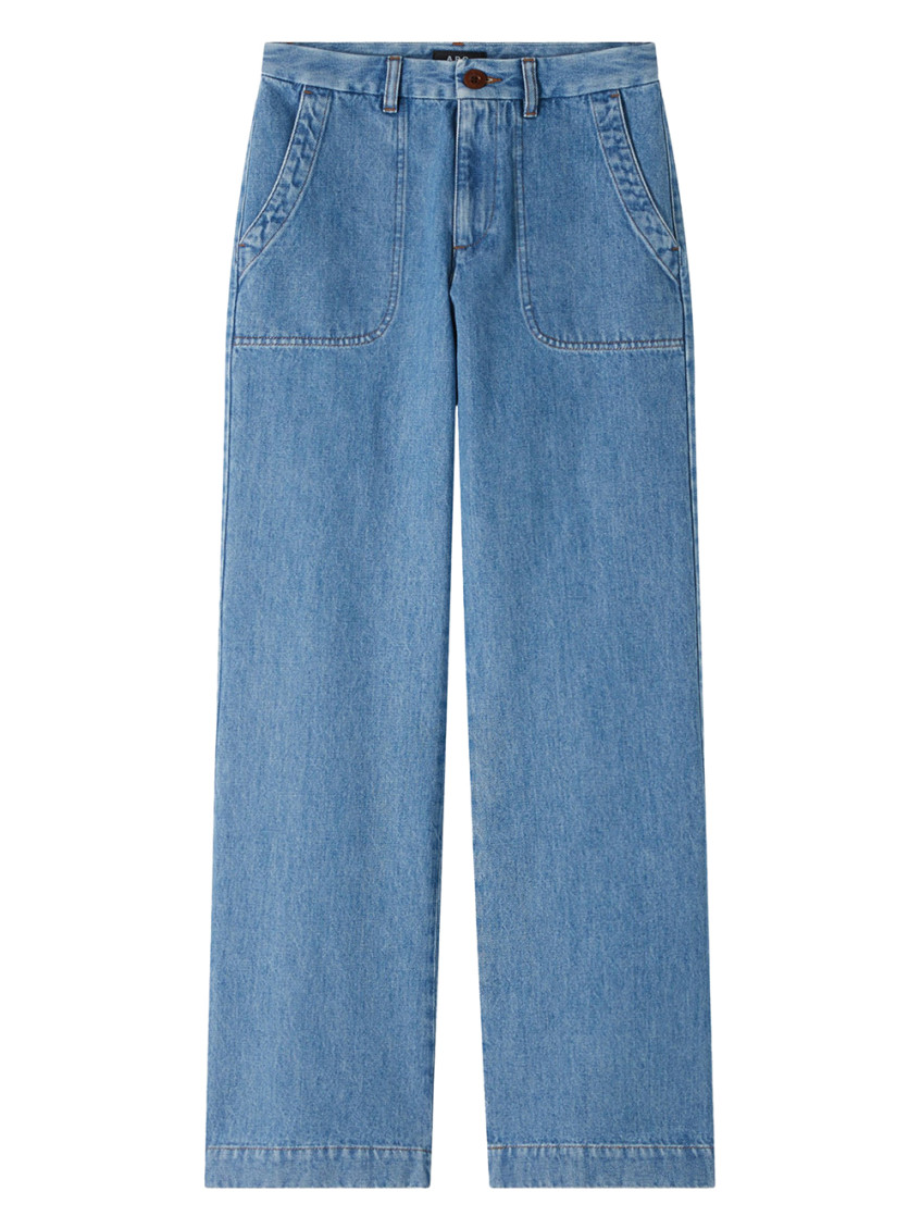 Apc Indigo Seaside Jeans In Blue