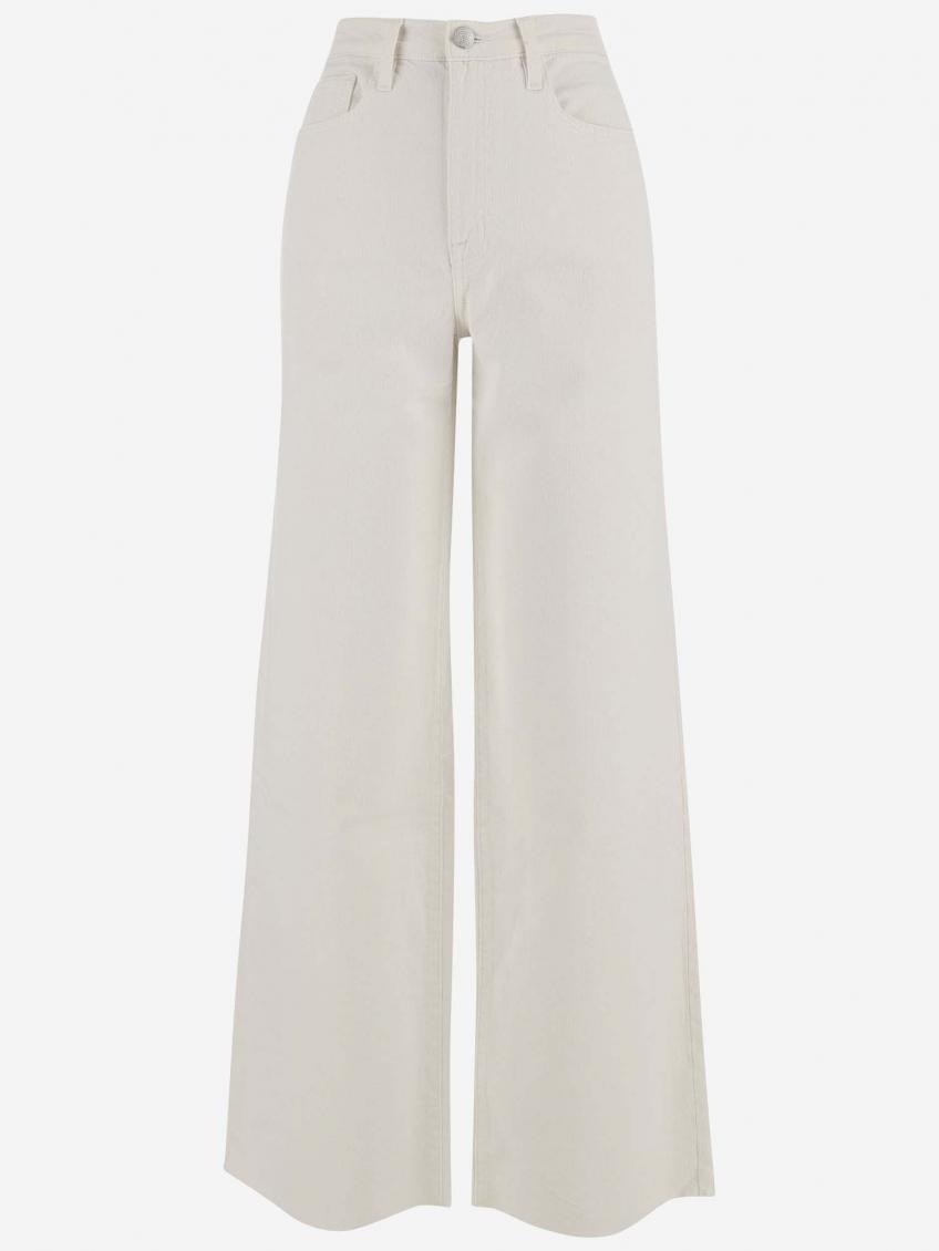 FRAME NATURAL WIDE LEG JEANS