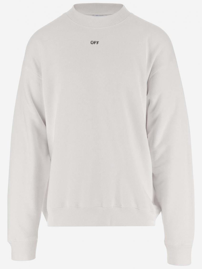Off-white Off White Skate Sweatshirt With Off Logo In White